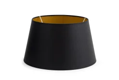 Lindro, Lampenkap, Zwart En Goud, Cilinder, 30 Cm