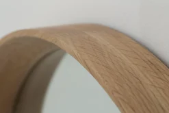 Lucente, Spiegel, Eiken, Rond, 46Cm