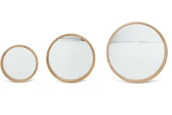 Lucente, Spiegel, Eiken, Rond, 46Cm