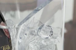 Lucy, Champagnekoeler, Glas, Vierkant