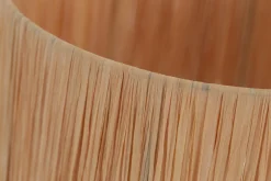 Maeve, Tafellamp Met Kap, Hout En Raffia