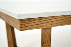 Marnix, Salontafel, Eiken En Steen, 90X90