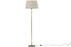 Martha, Staande Lamp, Messing Afwerking