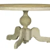 Milan, Eettafel, Rond, Gerecycled Hout, 140 Cm, Model 1