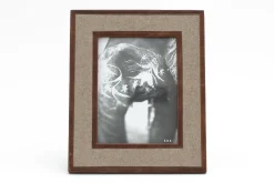 Milburn, Fotolijst, Wol En Leer, 15X20