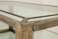 Mitchell, Salontafel, Rechthoekig, Spiegelglas En Hout, 160X80