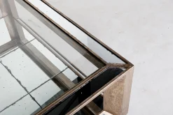 Mitchell, Salontafel, Rechthoekig, Spiegelglas En Hout, 120X70