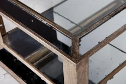Mitchell, Salontafel, Rechthoekig, Spiegelglas En Hout, 120X70