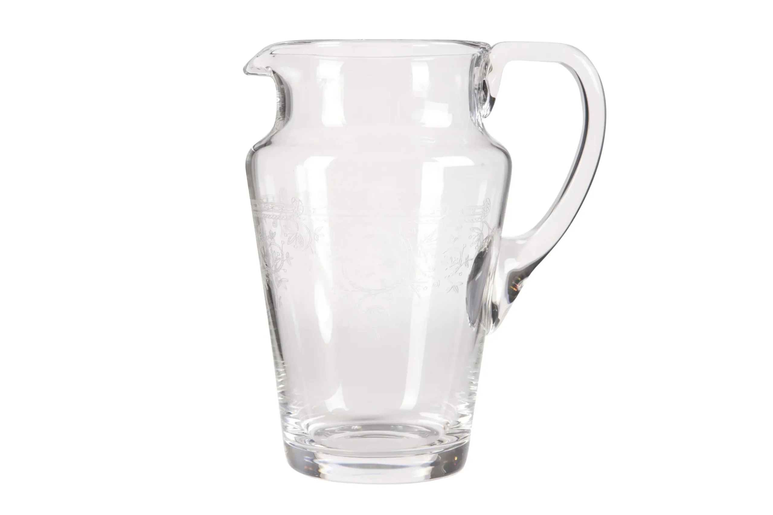 Praag, Kan, Mondgeblazen Glas, Gegraveerd, 1,5 L