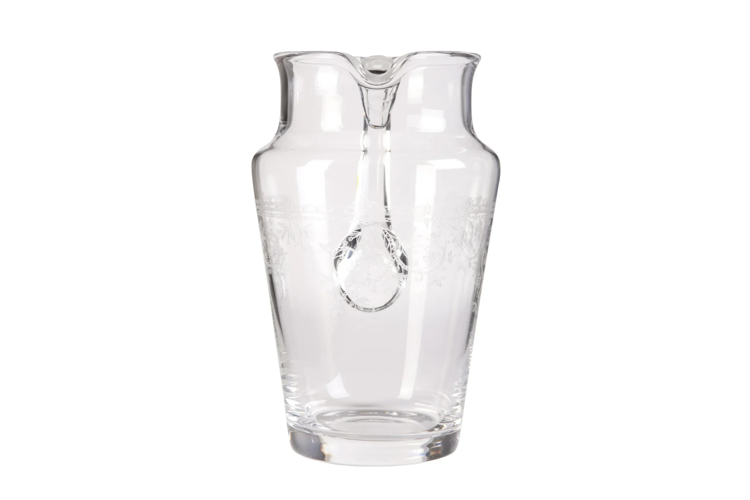 Praag, Kan, Mondgeblazen Glas, Gegraveerd, 1,5 L