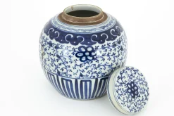 Redding, Potiche, Blauw/Wit