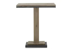 Renders, Bistrotafel, Verweerd Eiken En Ijzer, 80 Cm