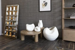 Reynolds, Vaas, Keramiek, Wit, Model 4