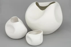 Reynolds, Vaas, Keramiek, Wit, Model 4