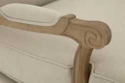 Sally, Fauteuil, Natuurlijk Linnen