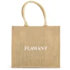 Shopper Flamant, Boodschappentas, Jute, Naturel
