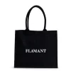 Shopper Flamant, Boodschappentas, Jute, Zwart