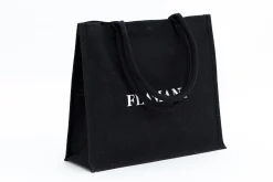 Shopper Flamant, Boodschappentas, Jute, Zwart