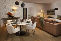 Terni, Fauteuil, Natuurlijk Linnen
