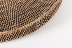 Togo, Dienblad, Rond, Riet, 48Cm