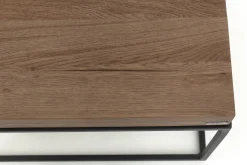 Urban, Bijzettafel, Eiken En Metaal, Lichtbruin
