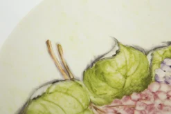 Villosa, Serveerschaal, Keramiek, Bloemen, Rond