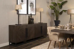Woodsen, Deco, Hout, Zwart, L