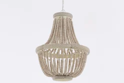 Zofia, Hanglamp, Ijzer En Houten Kralen